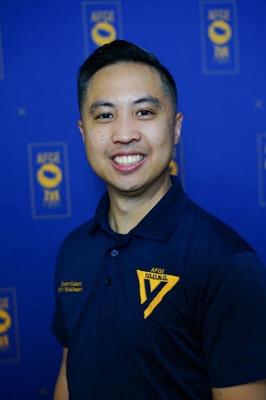 Gilbert Galam smiling