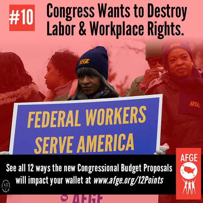 Congress wants to destroy labor & workplace rights.