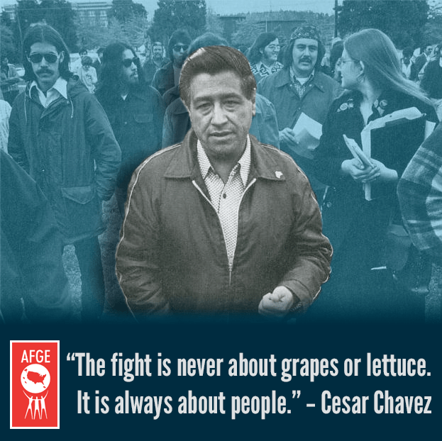 "The fight is never about grapes or lettuce. It is always about people." - Cesar Chavez