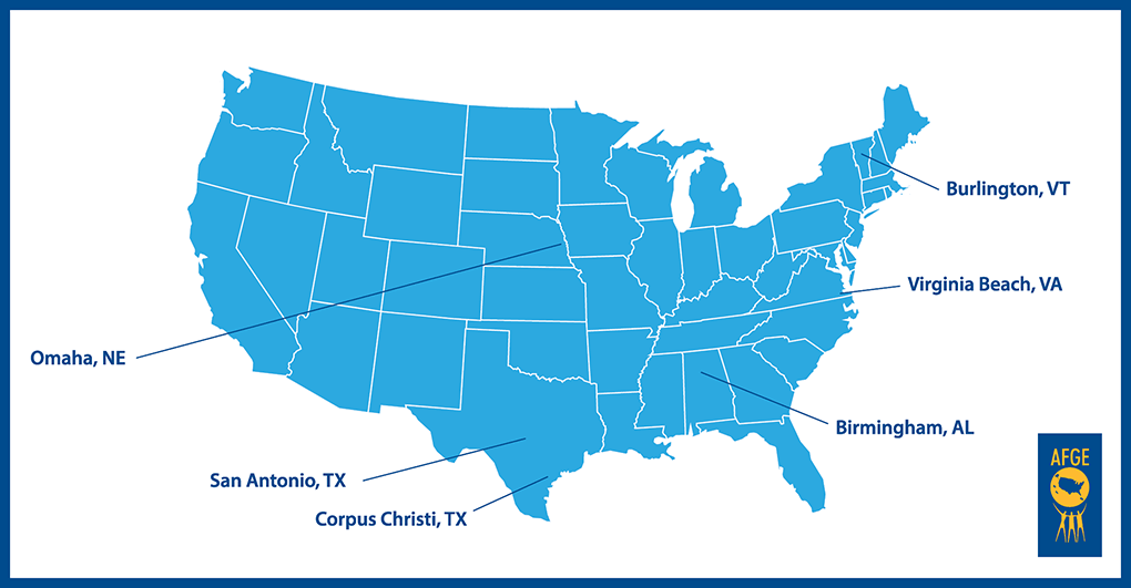 AFGE Workers in 6 regions to get higher locality pay in 2019