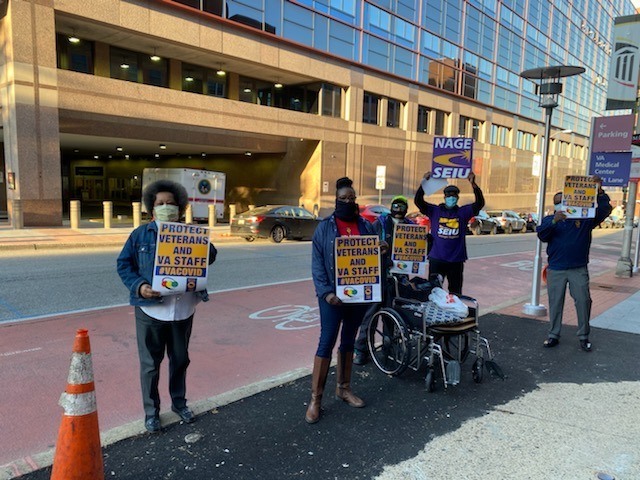 AFGE activists protest for PPE