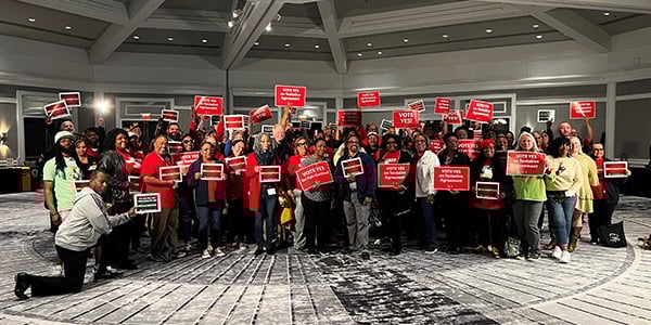 Group of AFGE VA members