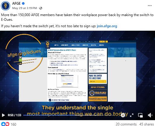 Screenshot of Facebook post