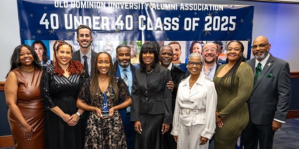 Group photo with Brittany Holder and ceremony attendees