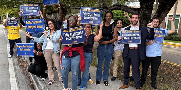 SSA rally participants