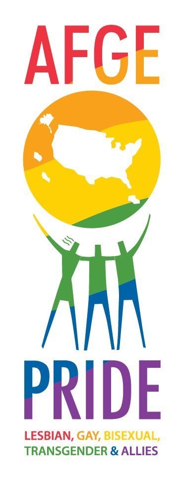 AFGE pride logo