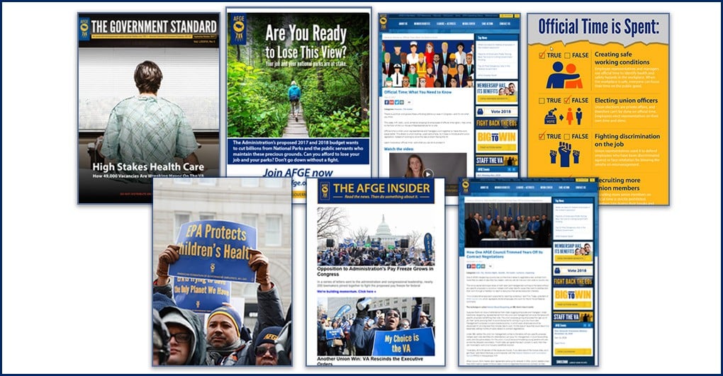 AFGE Communications Wins Big in 2018 Labor Media Contest
