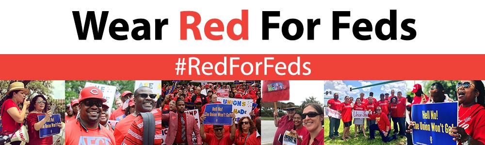 Afge Wear Red For Feds