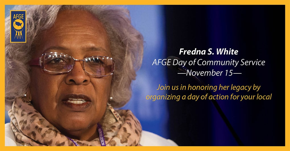 AFGE Locals in District 10 to Hold Organizing Events to Commemorate Fredna White Day