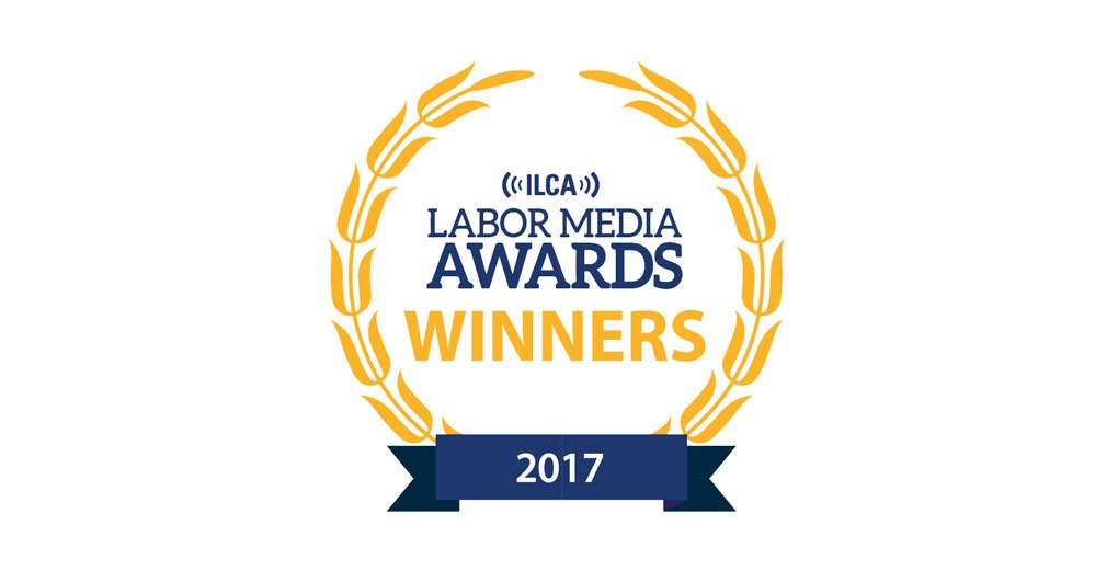 AFGE’s Communications Department Sweeps 2017 Labor Media Awards