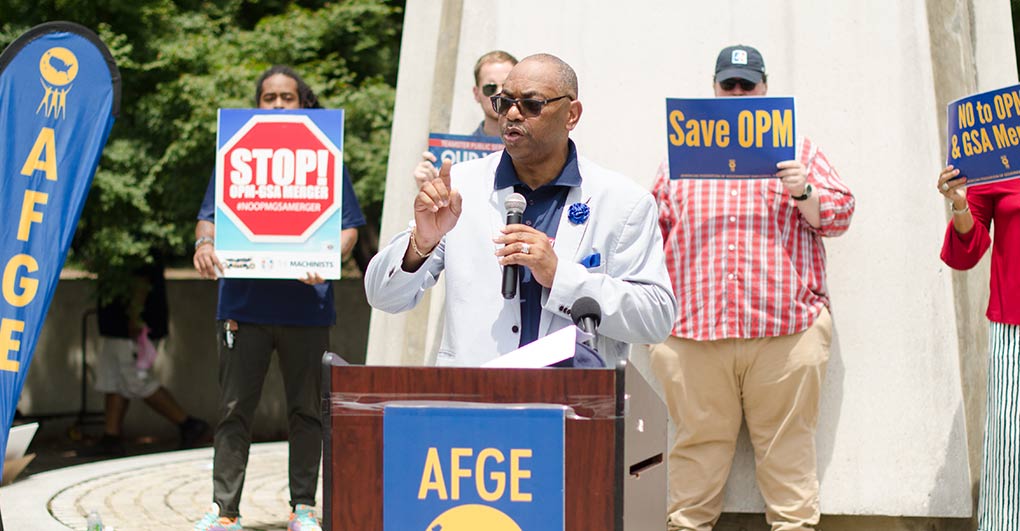 Trump Continues to Break up OPM. AFGE Members Call on Congress to Block It