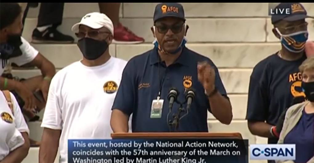 AFGE President Addresses the 57th anniversary of the March on Washington