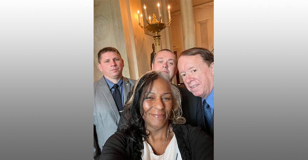AFGE Law Enforcement Officers Steering Committee Attends Medal of Valor Presentation at White House