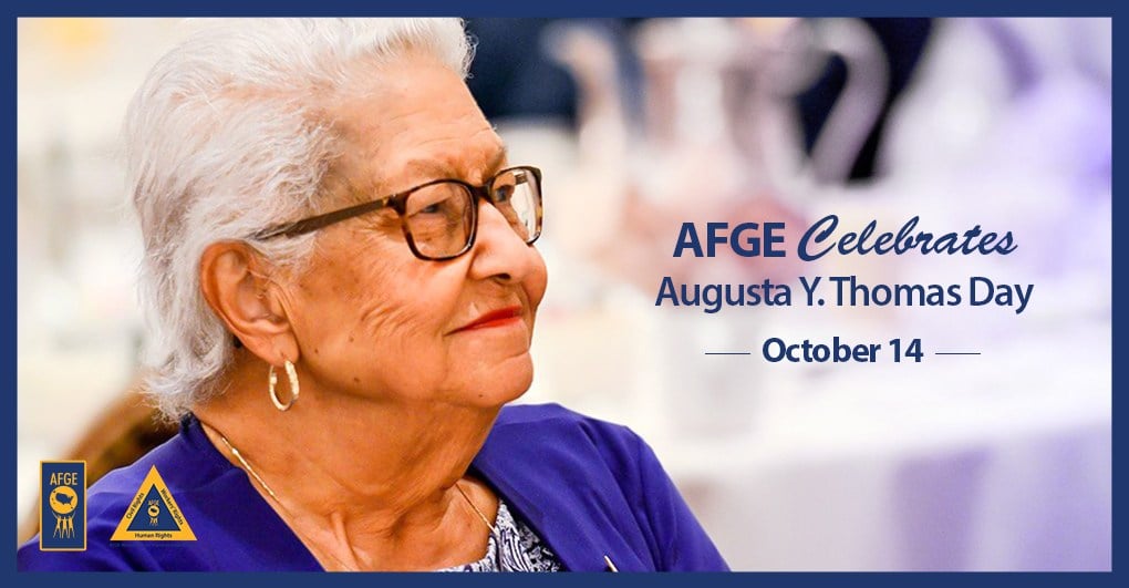 AFGE Celebrates Augusta Thomas Day Oct. 14