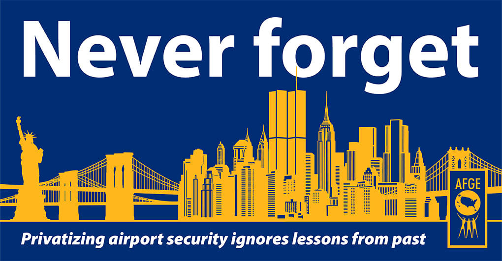 AFGE Thanks TSA Officers for Their Service Ahead of 9/11 Anniversary