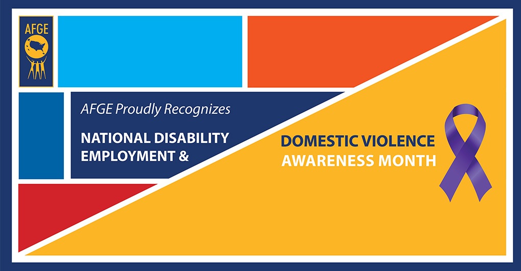 AFGE Holds Virtual Training in Recognition of Domestic Violence Awareness Month, Disability Employment Awareness Month