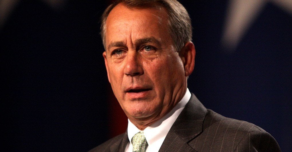 Why Boehner’s Resignation Is an Embarrassment for Everyone