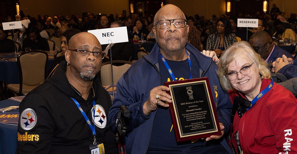 AFGE Mourns Passing of Retiree of the Year Donald Fowler