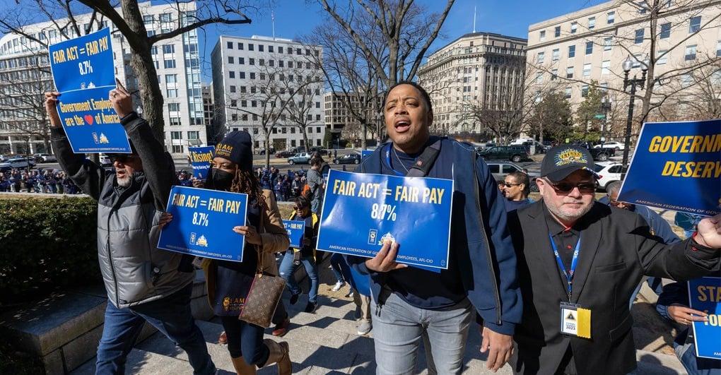 AFGE Members Fighting for Bigger Raise and Better Working Conditions