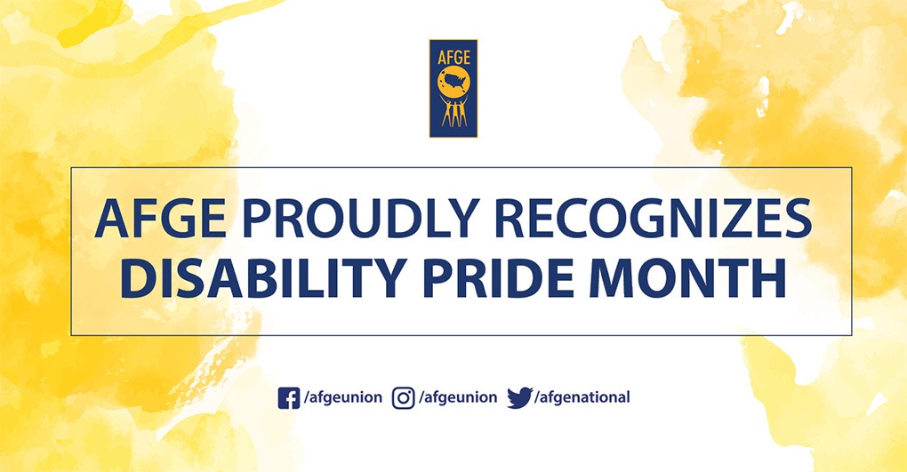 AFGE Honors Disability Pride Month