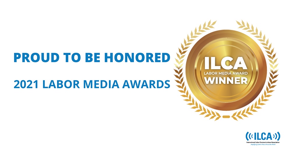 AFGE’s Communications Department Brings Home 10 Wins in 2021 Labor Media Awards