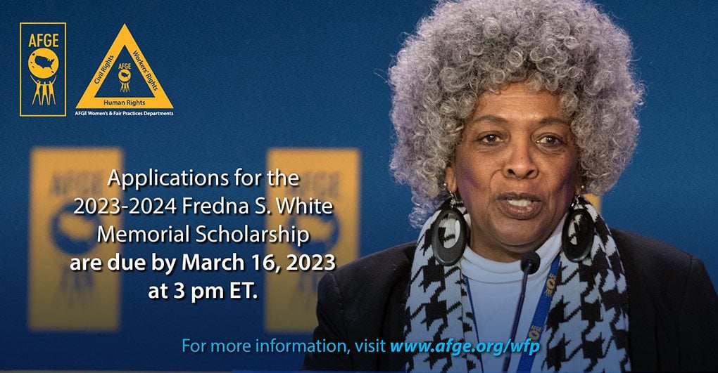 Deadline for Fredna S. White Memorial Scholarship Is March 16